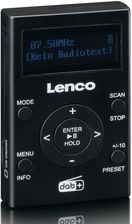 Lenco PDR-011BK - przenośne, kieszonkowe radio DAB+ / FM i odtwarzacz MP4 - Odtwarzacze mp3 i mp4