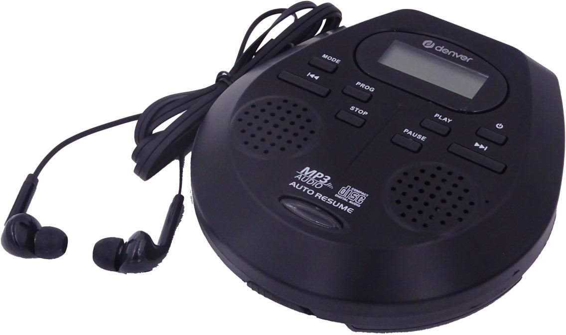 Denver DMP-395B przenośny odtwarzacz CD/MP3 z funkcją antishock i podbiciem basów - zdjęcie 1 Denver DMP-395B przenośny odtwarzacz CD/MP3 z funkcją antishock i podbiciem basów
