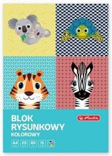 Zdjęcie Herlitz Blok Rysunkowy A4/20K Kolor Cute Animals (10Szt) - Buk
