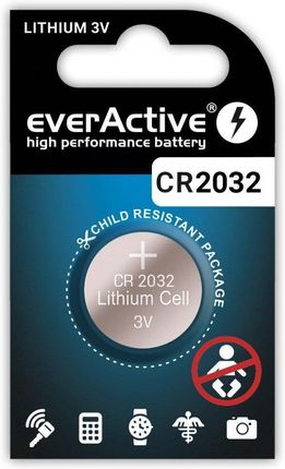 Everactive Bateria Litowa Cr2032 1 Szt.