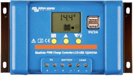 Solarny Regulator Ładowania Victron Energy Blue-Solar Pwm-Lcd&Usb Pwm 12 V, 24 V 20 A