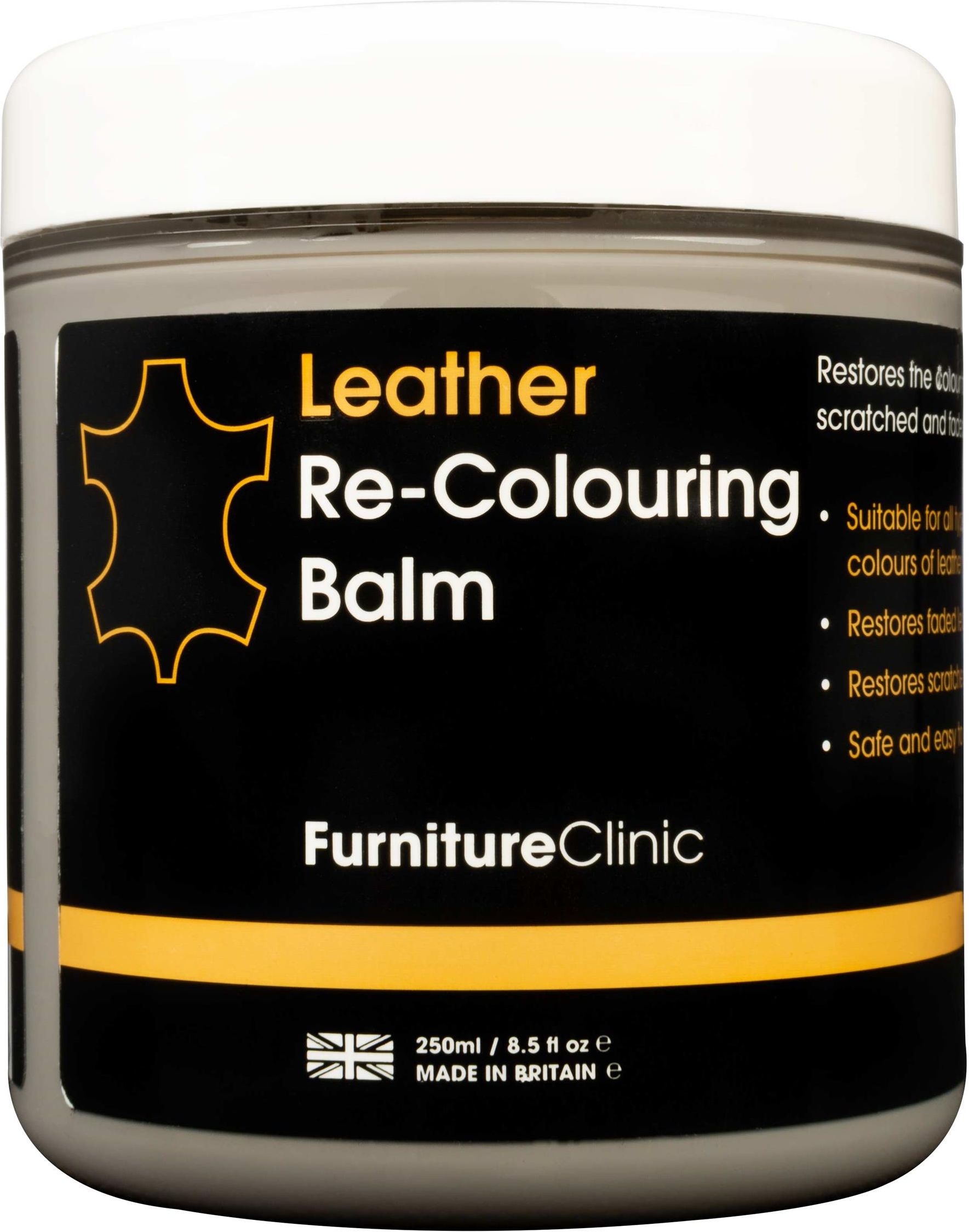 Furniture Clinic Leather Recolouring Balm Balsam Koloryzujący Grey