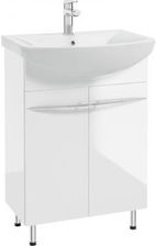 Zestaw łazienkowy szafka+umywalka Defra NAS Nola biały 001-D-06029+1565 - Zestawy mebli łazienkowych