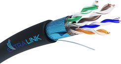Akcesoria do urządzeń sieciowych Extralink kabel sieciowy zewnętrzny Cat5e FTP v2 0,5mm 100m EX19706 - zdjęcie 1