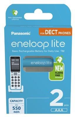 2 X Akumulatorki Panasonic Eneloop Lite Dect New R03 Aaa 550Mah Bk-4Lcce/2De (Blister)