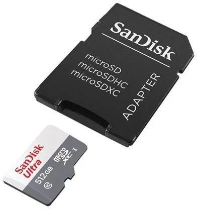 Sandisk Ultra Lite Microsd/Sd-Card - 100/10Mb 512Gb
