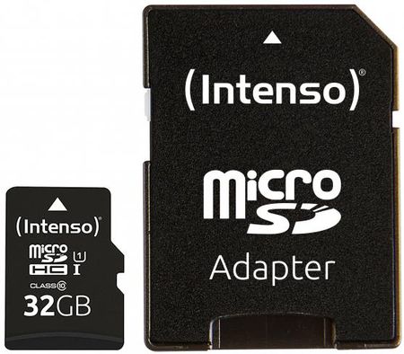 Intenso Uhs-I Performance 32 Gb Microsdxc, Memory Card (Kolor: Czarny, U1, Class 10)
