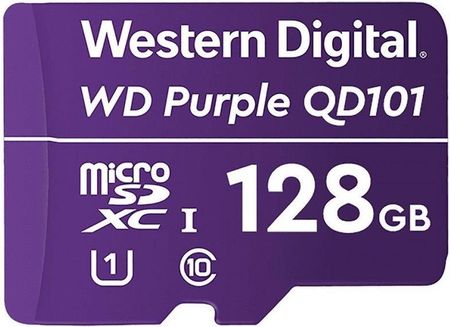 Karta Pamięci Wd Purple Sc Qd101 Ultra Endurance 128Gb Microsdxc Uhs-1 U1