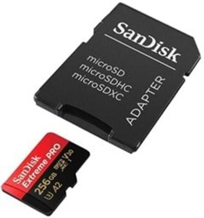 Sandisk Extreme Pro Microsd/Sd-Card - 200/140Mb 256Gb