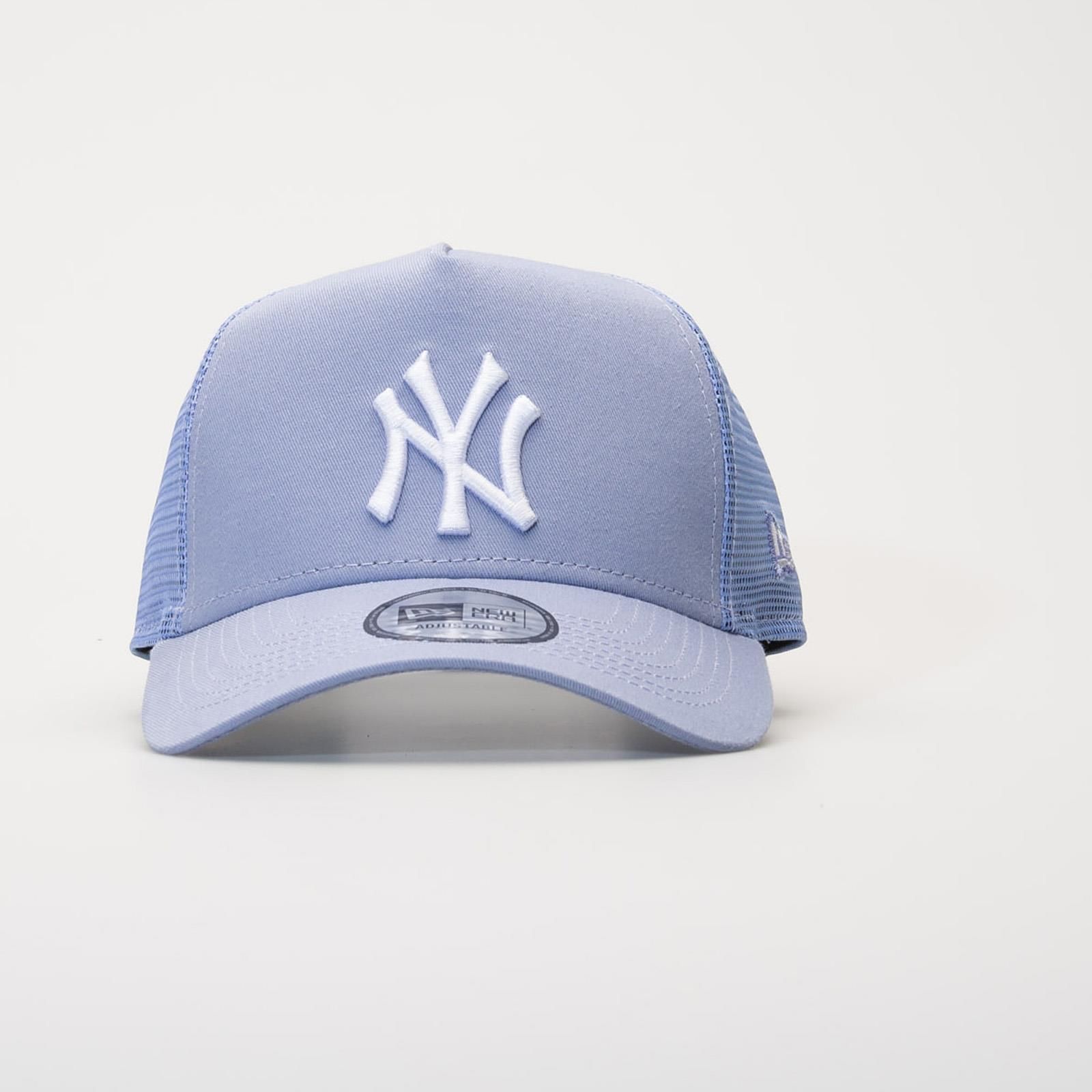 New Era New York Yankees Tonal Mesh Lilac A-Frame Trucker Cap