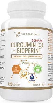Kurkumina + Piperyna Curcumin C3 Turmeric 120Kaps
