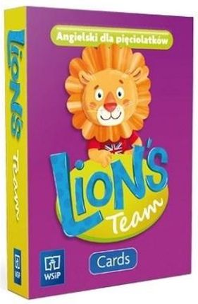 Lion&#039;s Team. Język angielski. Cards. 5-latek