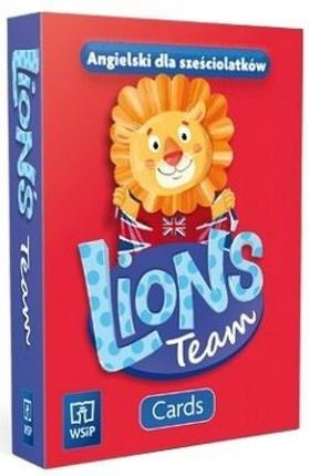 Lion&#039;s Team. Język angielski. Cards. 6-latek