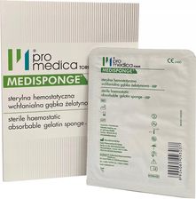 Zdjęcie Sterylna gąbka żelatynowa Medisponge 80X50X10mm - Brzeziny