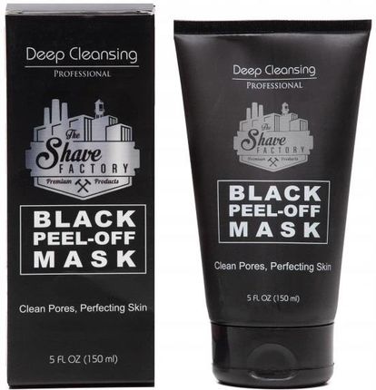 The Shave Factory Black Mask Peel-Off 150Ml Maska