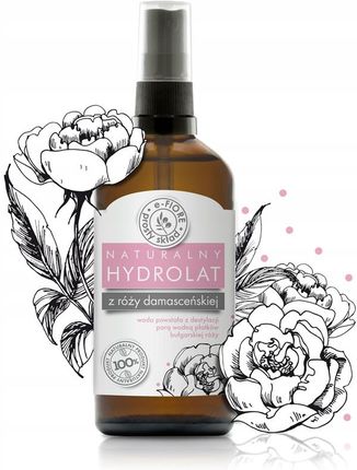 Hydrolat woda z Kwiatów Róży Damasceńskiej 100 ML