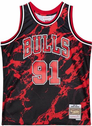Koszulka Mitchell & Ness Marble NBA Swingman Dennis Rodman Chicago Bulls