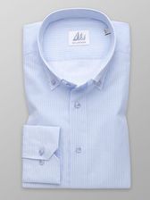 Zdjęcie Błękitna taliowana koszula w paski - Łazy