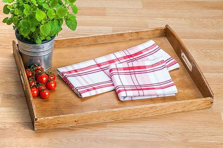 Ścierka Kuchenna Bawełniana Adela 45X65 Czerwona 11203 - zdjęcie 2
