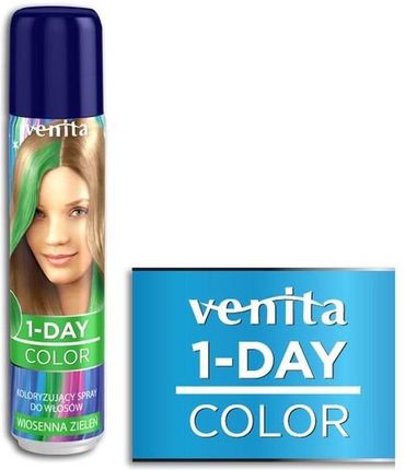 Venita 1-Day Spray Koloryzujący Do Włosów 50Ml Wiosenna Zieleń (06)