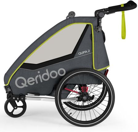 Przyczepka rowerowa Qeridoo Qupa 2 2022 Lime