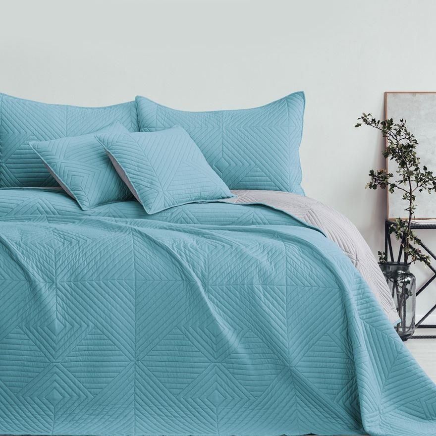 AmeliaHome Sprei 240x260 cm Bedsprei dubbelzijdig Ultrasoon stiksel
