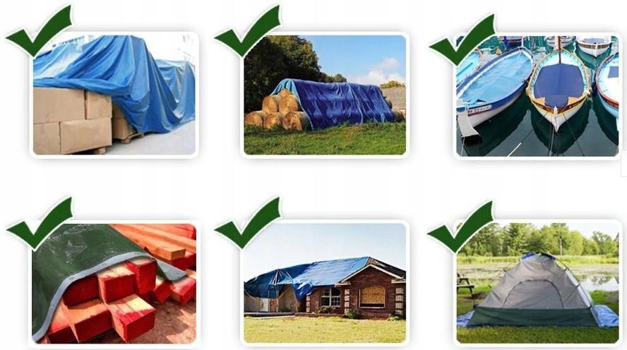 Plandeka Zielona 2X3M Mata Super Mocna Mega Gruba - zdjęcie 1 Plandeka Zielona 2X3M Mata Super Mocna Mega Gruba