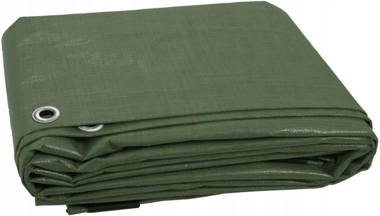 Plandeka Zielona 2X3M Mata Super Mocna Mega Gruba - zdjęcie 4 Plandeka Zielona 2X3M Mata Super Mocna Mega Gruba