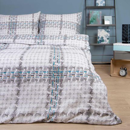 Darymex Pościel Bawełniana 160X200 Szara Krata Pepitka 71470/1 Cottonlove 6 1274325