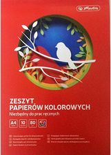 Herlitz Papier Kolorowy A4 10 Kartek - zdjęcie 1