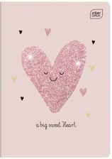 Zdjęcie Interdruk Zeszyt A5 Linia Dwukolorowa 16 K Glitter Serce - Głowno