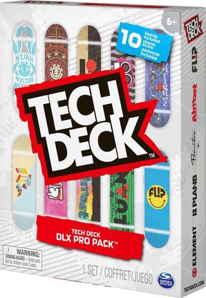 Spin Master Tech Deck Fingerboard Zestaw 10 Deskorolek Dlx Pro Pack