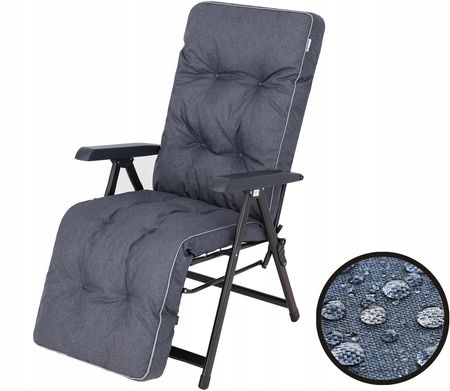 Hobbygarden Poduszka Na Fotel Leżak Krzesło Ogrodowe 50X160 Cm (ILOGNE4)