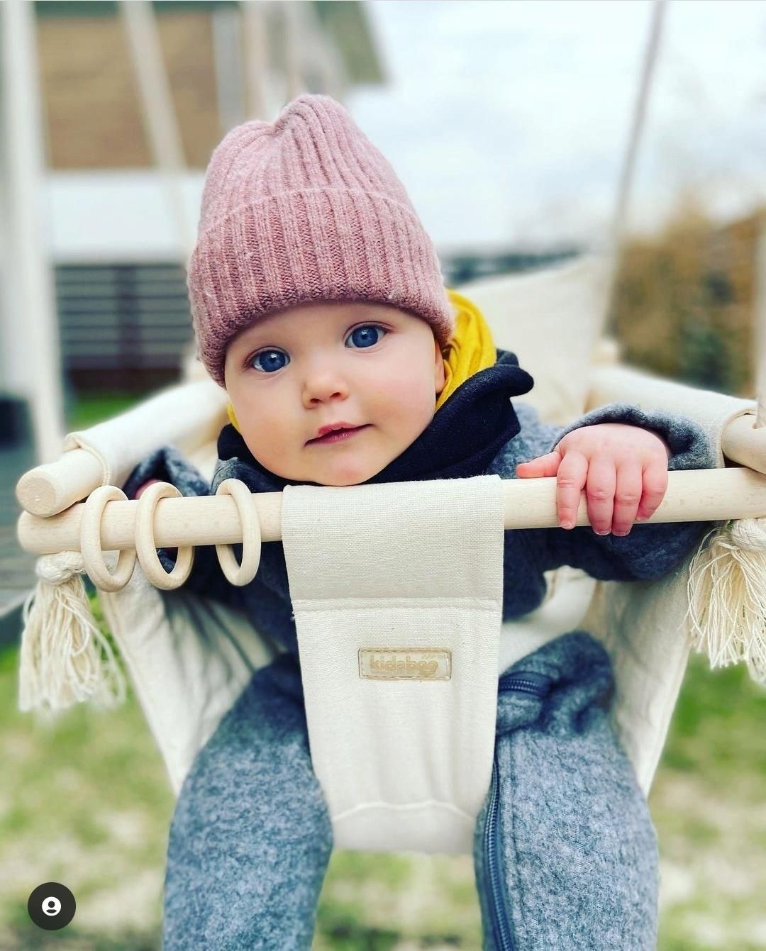 Kidaboo Huśtawka Skandynawska Certyfikat+Pasy Bezp (BASICGREY) - zdjęcie 2 Kidaboo Huśtawka Skandynawska Certyfikat+Pasy Bezp (BASICGREY)