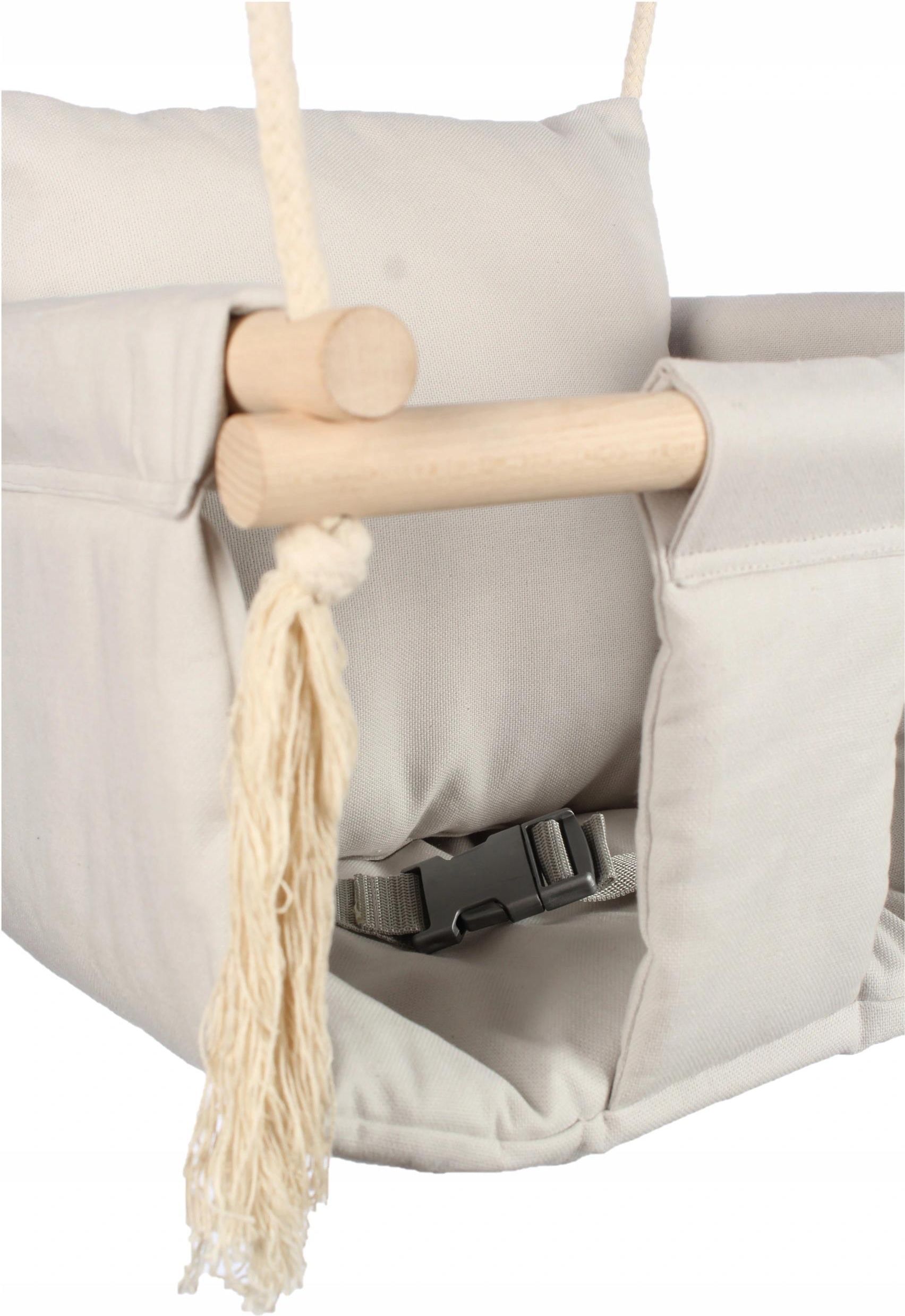 Kidaboo Huśtawka Skandynawska Certyfikat+Pasy Bezp (BASICGREY) - zdjęcie 5 Kidaboo Huśtawka Skandynawska Certyfikat+Pasy Bezp (BASICGREY)