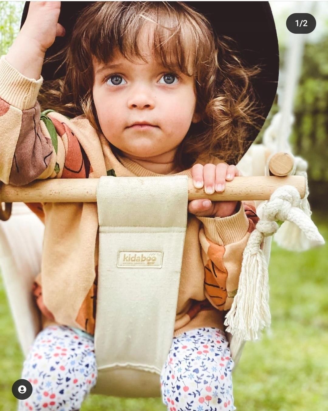 Kidaboo Huśtawka Skandynawska Certyfikat+Pasy Bezp (BASICGREY) - zdjęcie 9 Kidaboo Huśtawka Skandynawska Certyfikat+Pasy Bezp (BASICGREY)