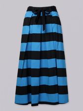 Zdjęcie Spódnica w czarne i niebieskie pasy - Zakroczym