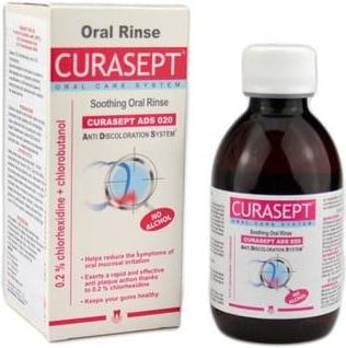 Płyn do płukania jamy ustnej CURASEPT 0.20 CHX + Chlorobutanol