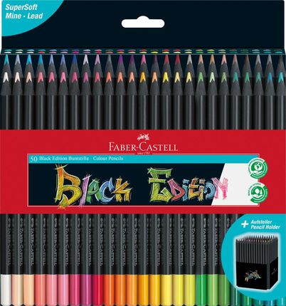 Faber-Castell Kredki Black Edition 50 Kolorów