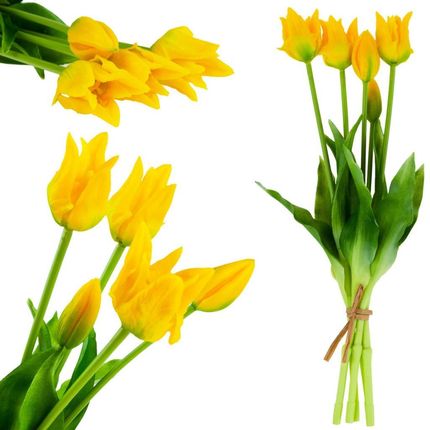 Martom Tulipany Tulipan Papuzie Bukiet Gumowane Jak Żywe 14268394674