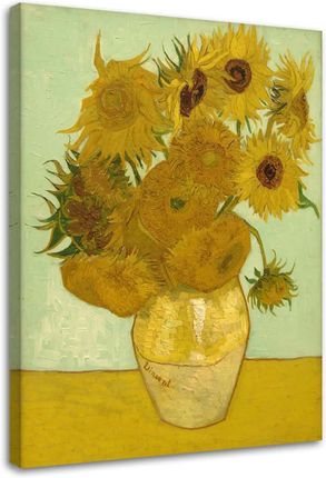 Obraz Na Płótnie Słoneczniki V. Van Gogh Reprodukcja 80x120