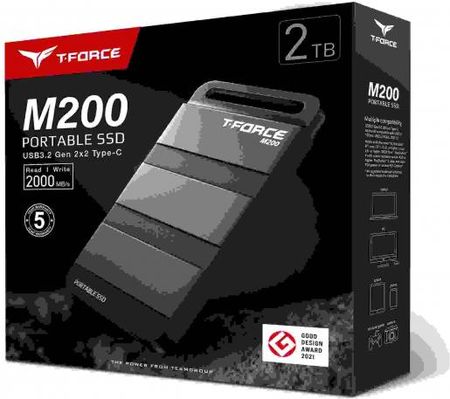 Team Group M200 Portable SSD 2TB USB-C (T8FED9002T0C102)