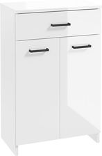 Zdjęcie Deftrans Komoda Twins 2 Drzwiowa 50 Cm Biały Połysk 6970016 - Kock