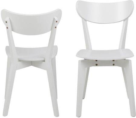 Krzesło Do Jadalni Roxby, Retro, Kuchenne, Białe 6596C