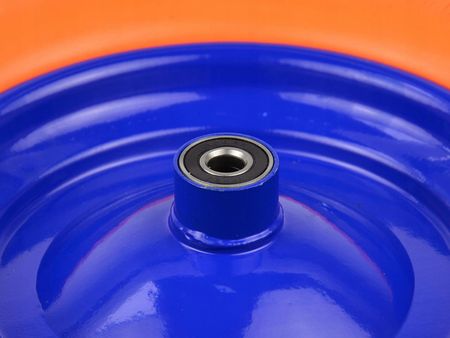 Geko Koło Do Taczki 4.00-8 Pełne Pu Orange - zdjęcie 4