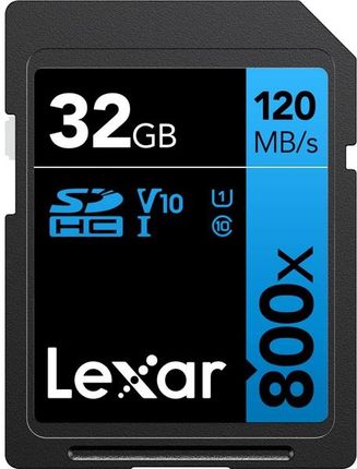 Karta pamięci LEXAR SDHC 32GB Professional 800x 120MB/s UHS-I C10 V10 U1 R120/W45