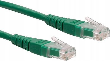Roline UTP Patch cable, Cat.6, 5.0m, green, AWG26 (21.15.1563)