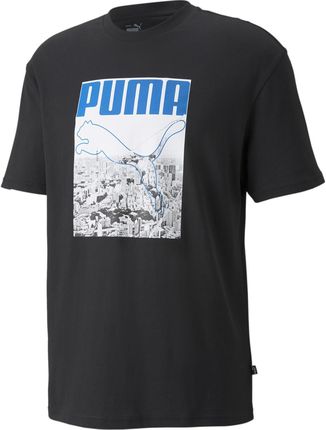 Koszulka męska Puma PHOTOPRINT czarna 84585001