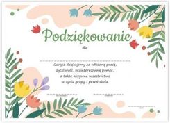Learnhow Dyplom A4 Podziękowania Dla Rodziców-Bukiet 10szt.
