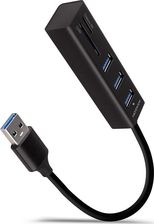 Axagon HUB USB 1x SD microSD + 3x USB-A 3.2 Gen1 (HMACR3A)